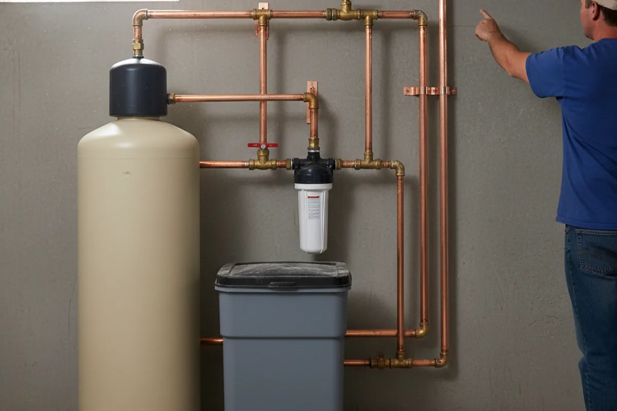 Whole-house water treatment system installed in Dauphin